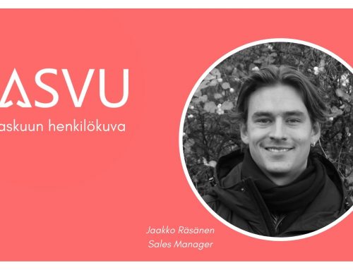 Marraskuun henkilökuva: Qasvun Sales Manager Jaakko Räsänen